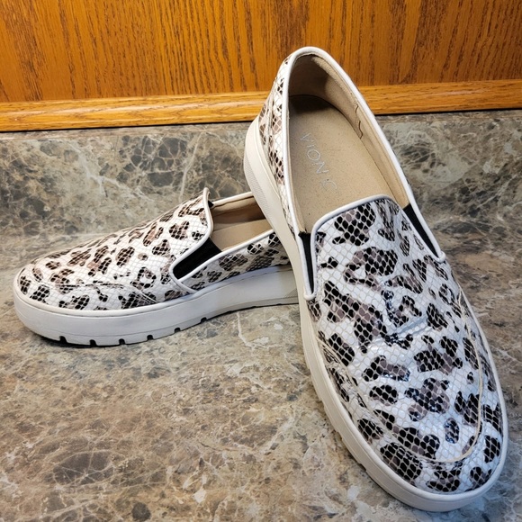 Vionic Shoes - Vionic Leopard Slip On Shoes